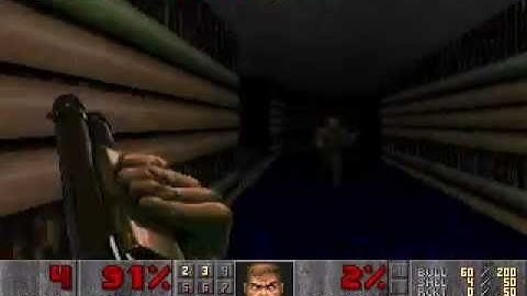 Doom 2 Map 2 "Underhalls" UV-MAX