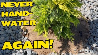 Easily Install a Drip Irrigation Line for Trees and Plants!