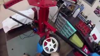 簡易手動拆胎機+HPM平衡台