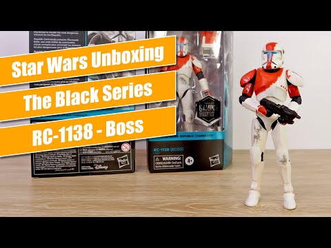 未開封　スターウォーズ　ブラックシリーズ　RC-1138 BOSS ボス Star Wars The Black Series Gaming Greats 6 Inch Action