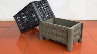 Simple Skills To Make Beautiful Flower Pot - Amazing Decoration For Your Garden