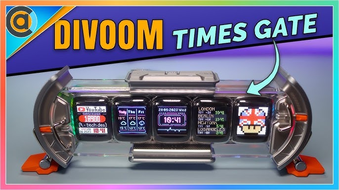  Divoom Times Gate - Cyberpunk Gaming Setup Digital