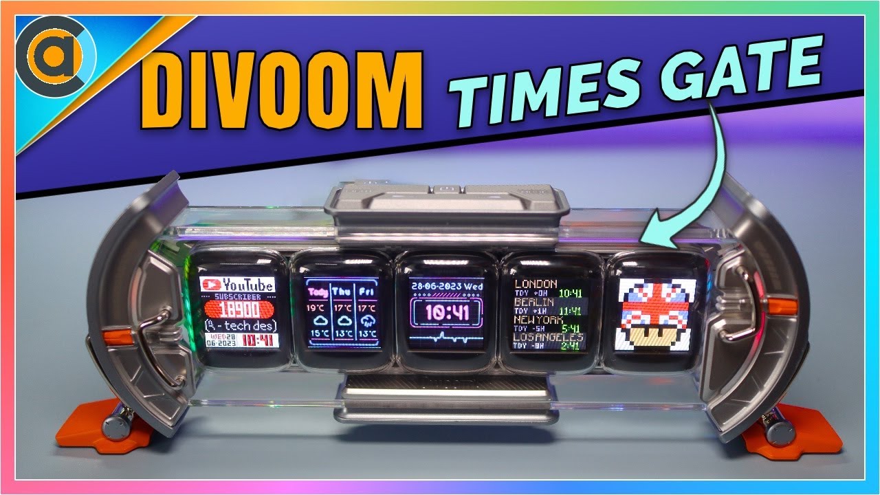 5 customisable screens. Times Gate from Divoom looks awesome 