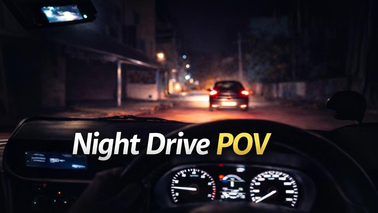 Night Drive POV | Cinematic City Drive | Relaxing Night Vibes - YouTube