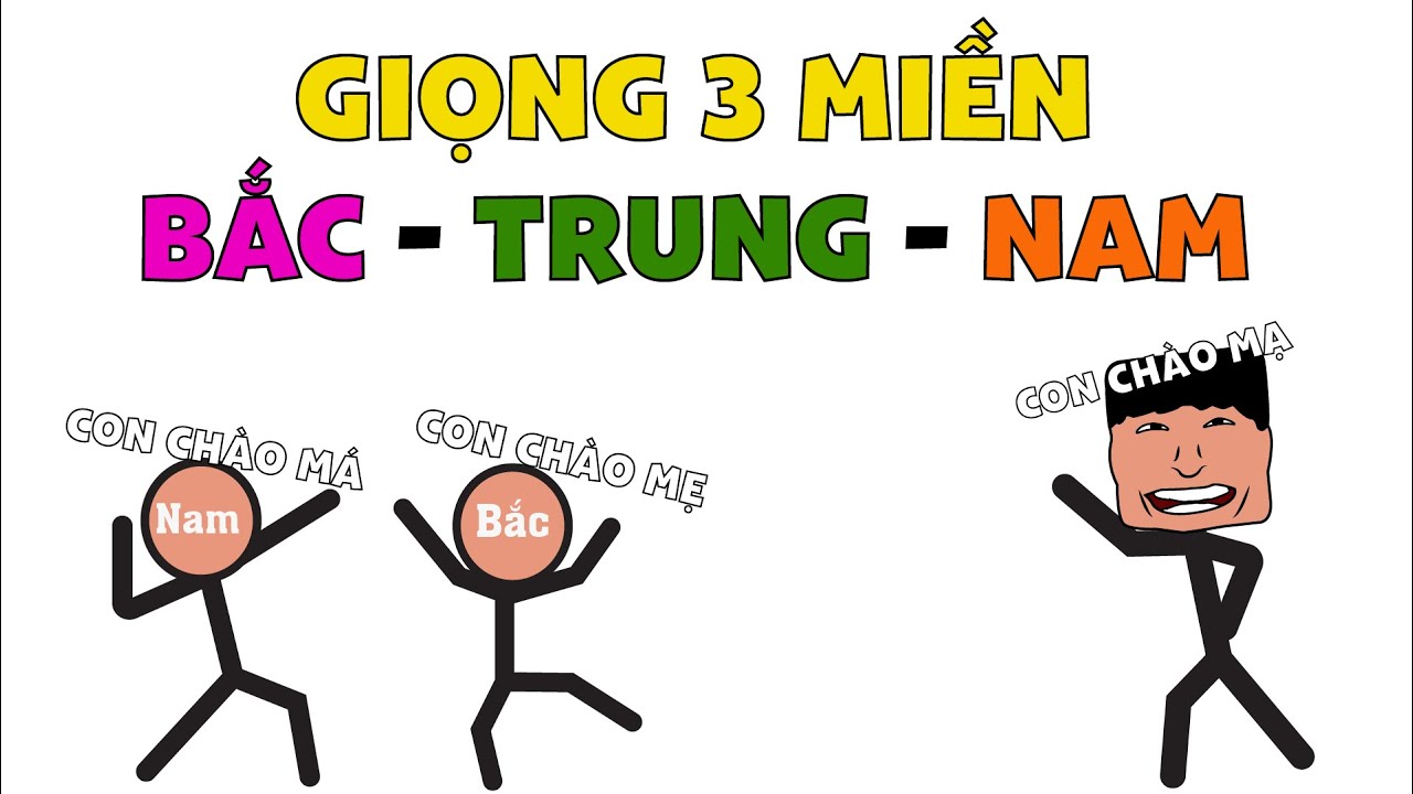 Khác biệt giọng 3 miền Bắc - Trung - Nam | Đây là Phược - youtube