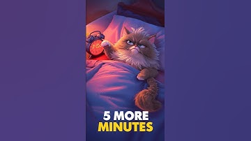 😹 #lazycat vs Alarm Clock - The Most Relatable Morning Ever #funnyanimals #relatable #shorts