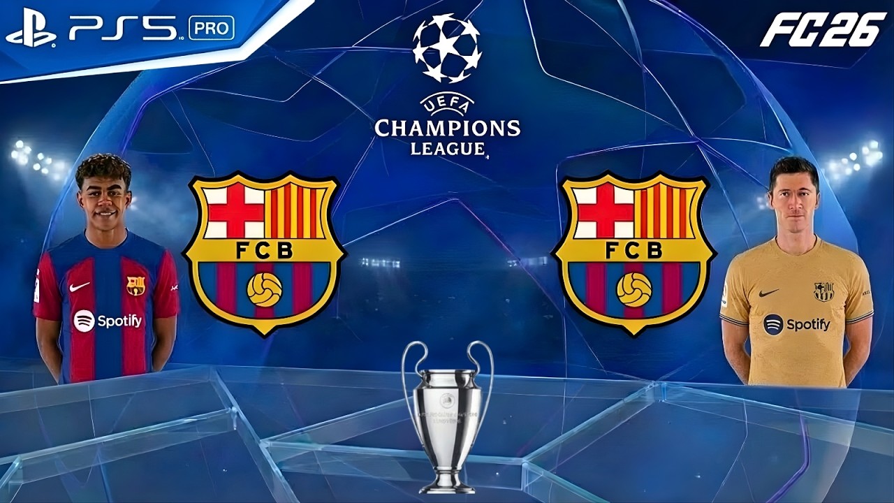 FC 26 | FC Barcelona vs FC Barcelona | UCL Final Showdown | Lamine Yamal vs Robert Lewandowski