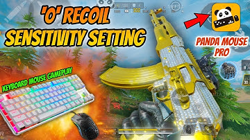 How To Play CODMobile in Keyboard Mouse using Panda Mosue Pro ✅ Sensitivity Settings 💯🔥 Keymaping 🤙