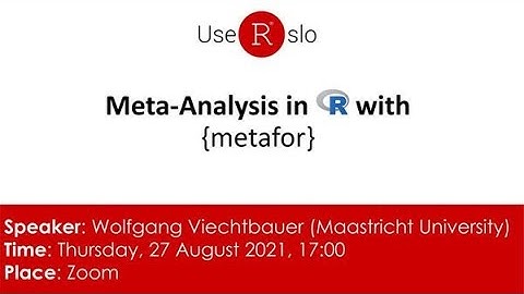 Meta-Analysis in R with {metafor}