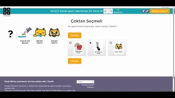 (Code.org)-----Ders1 Sahne 6: Gerçek-yaşam algoritmaları bir tohum ek