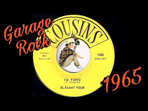 The Elegant Four — Elegant Four - I'm Tired [Cousins] 1965 Soulful Garage Rock Killer! 45