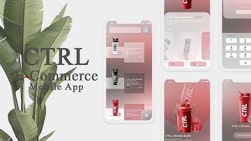 E Commerce Mobile app UI/UX , - #Adobe xd / Prototype {CTRL Shopping App}