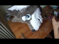 //Tutorial #10// Furring the Fursuit Head Base - part 2