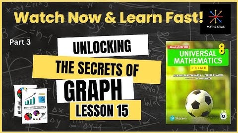 Universal Mathematics Book |Chapter-15 | Introduction to Graphs| Class 8 | Innings 15.2| P-3