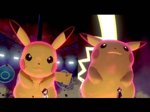 Dynamax Pikachu VS Gigantimax Pikachu rAwR