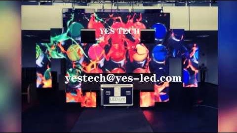 how to install creative shapes with Magic Stage led screens?  LED display project s