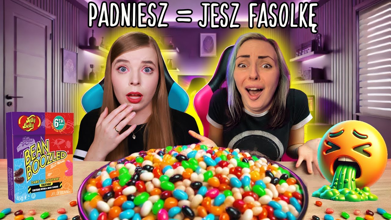 PADNIESZ = JESZ FASOLKĘ CHALLENGE 😖 @Milusia Klaudusia