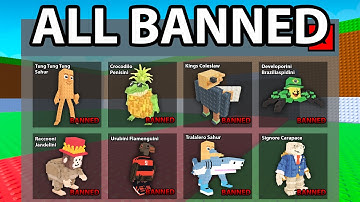 I Got EVERY BANNED Brainrot..