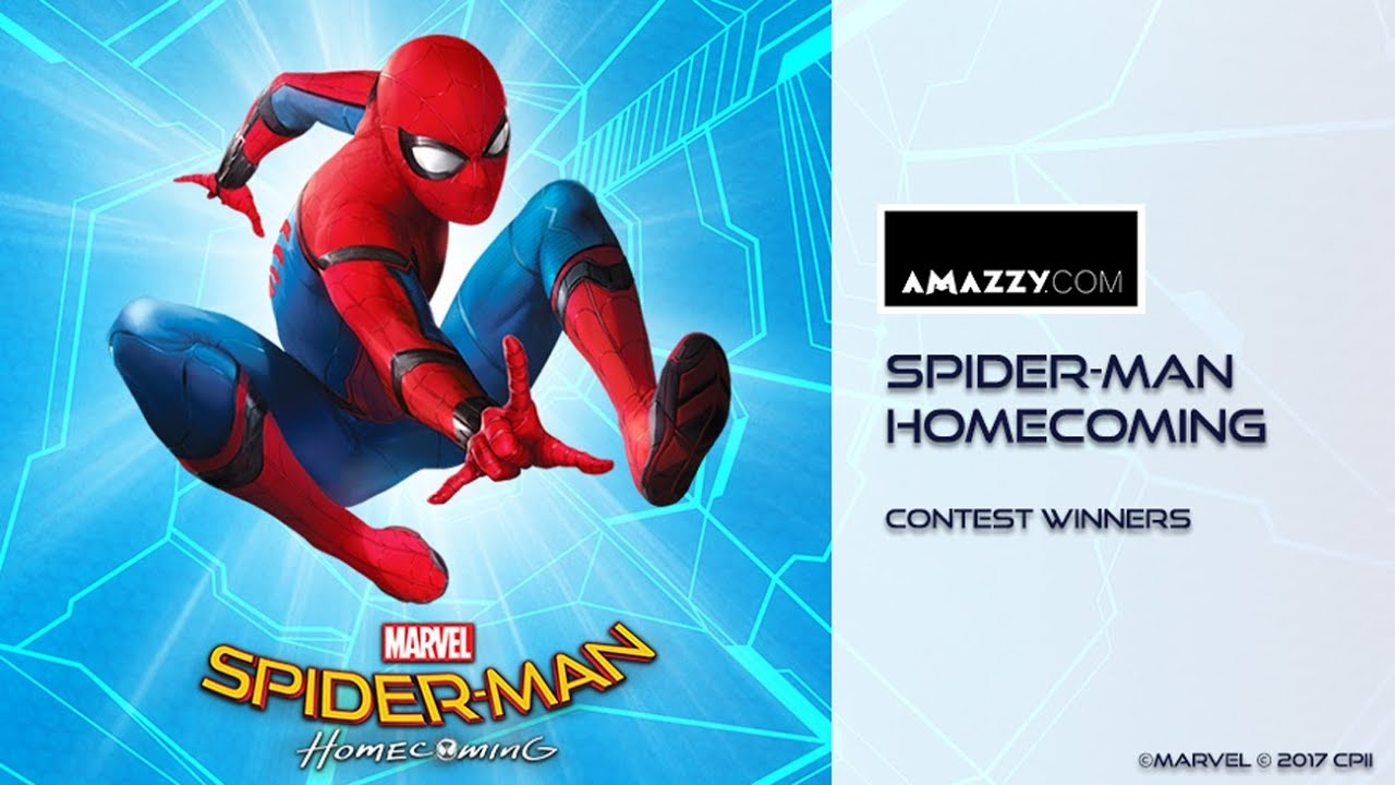 Spiderman Contest at AMAZZY.COM | Winner Announcement