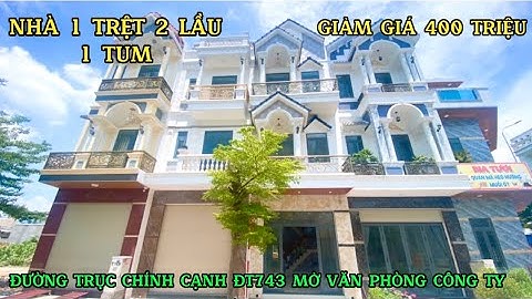 GIẢM GIÁ 400 TRIỆU BÁN ĐỂ TRẢ NỢ NHÀ MẶT TIỀN TRỤC CHÍNH | Bán nhà bình dương