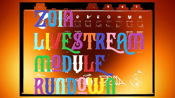 Empress Effects ZOIA livestream:  module rundown (interface and analysis modules)