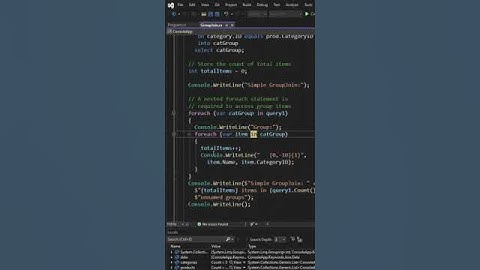 join (C# contextual keyword) - part 2 of 3  #shorts #csharp