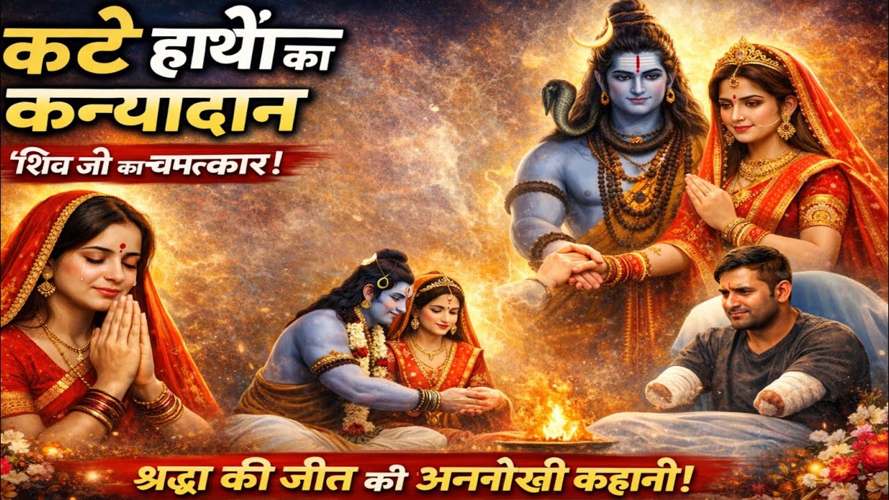 जब भोलेनाथ ने खुद किया कन्यादान 🙏 | दिल छू लेने वाली शिव भक्ति कथा@SukoonShorts-e8t 