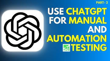 Using ChatGPT  AI for Manual and Automation Part 2| JS Testing Academy