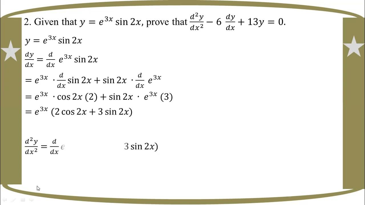  grade 12 math ch 8 ex 8 4 no 2 youtube