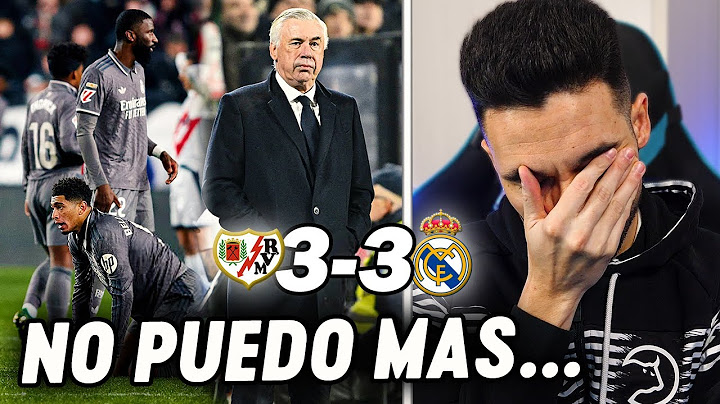 RAYO VALLECANO 3-3 REAL MADRID | 😡¡NO PUEDO MÁS! | ByDiegoX10