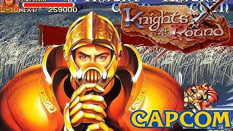 Knights of the Round arcade Level 7 Hardest King Arthur no miss 18:37 Speedrun