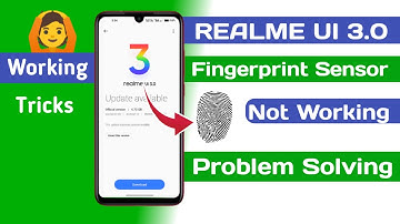 Realme UI 3.0 Fingerprint Sensor not Working problem || How to Fix Fingerprint Sensor Realme ui 3.0