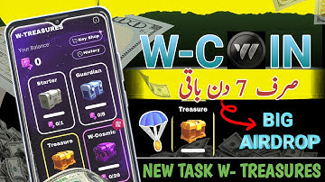 W coin new update | W coin treasure update | W coin listing date | W coin price prediction