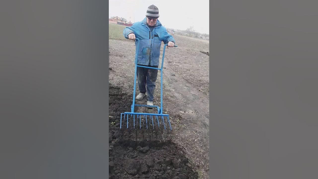 Чудо-лопата с рыхлителем.Для копки огорода своими руками. - YouTube