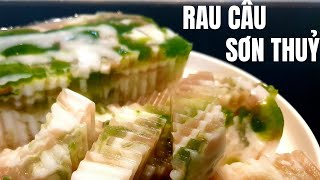 Rau Câu Sơn Thuỷ - Mẹ Hà Vào Bếp