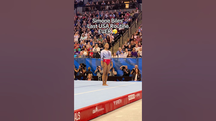 Simone Biles’ last USA Routine 🥲 #gymnastics #gymnast #sports #sport #simone #biles #tumbling#floor