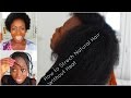 How to stretch natural hair without heat  african threading heatless blowout tutorial on afro 4c
