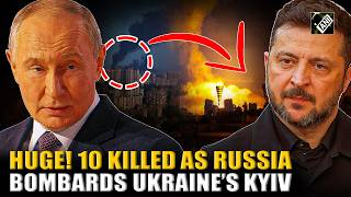 Big! Explosions light up Kyiv skyline as Russian attacks rain down on Ukraine's capital, 10 killed