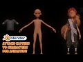 How To Attach Clothes To A Character In Blender For Animation 