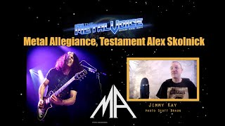Guitarist Alex Skolnick ( Metal Allegiance, Testament) Interview- The Metal Voice