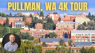 4K Driving Tour of Pullman, WA and Washington State University