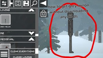 How to get grey melon without downloading any mods #greymelon #melonplaygrounds