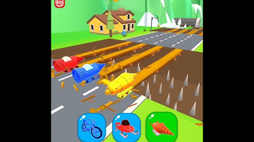 Shape-shifting Funny Race All Levels Gameplay Walkthrough Master Level #96 BeamNG.drive #Shorts