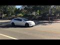 Tesla Model 3 on the road