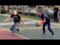 Professor Plays PURE FUNDAMENTALS 1st Time Ever.. Crosses Defender on HIS BACK