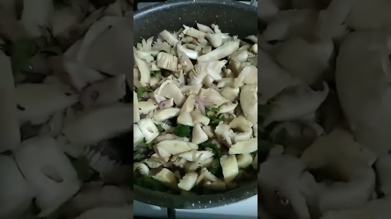 istiridye mantarlı makarna tadı efsane/bugün ne yemek yapsam