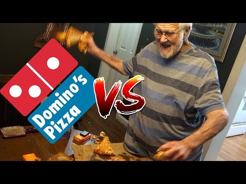 DOMINO'S PIZZA vs ANGRY GRANDPA!!