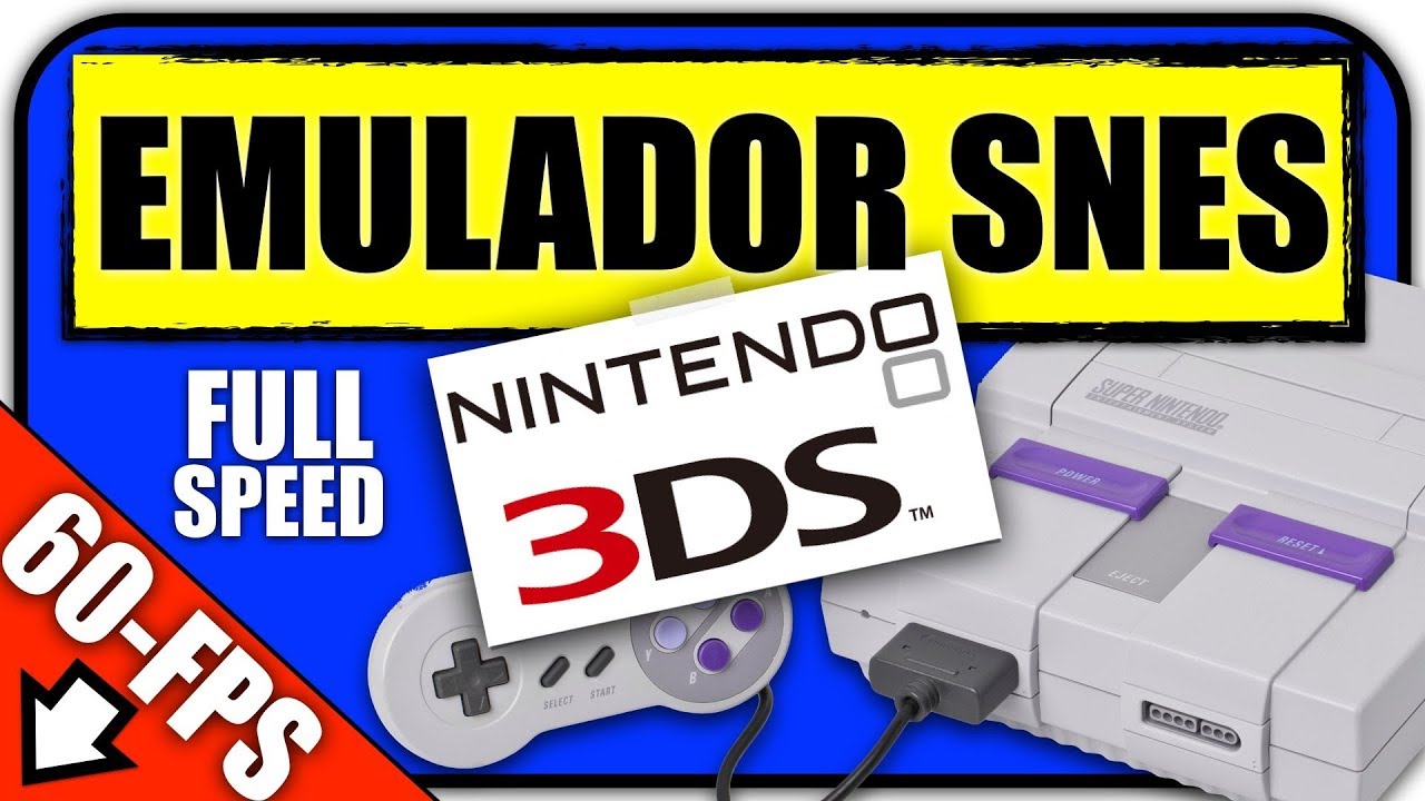 Emulador de Super Nintendo e Mega Drive para 3DS - SNES - MD 