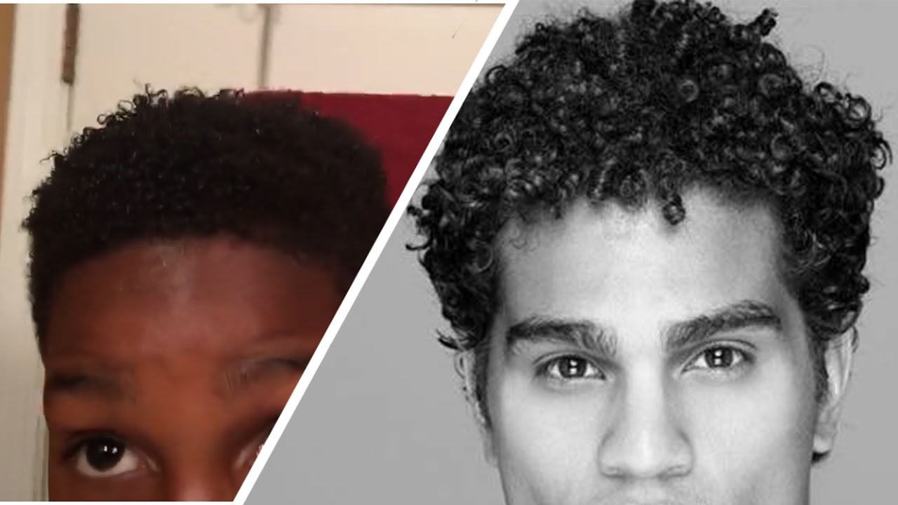 Curly Hair Black Man