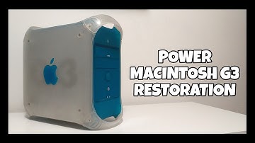 Power Macintosh (blue & white) restoration